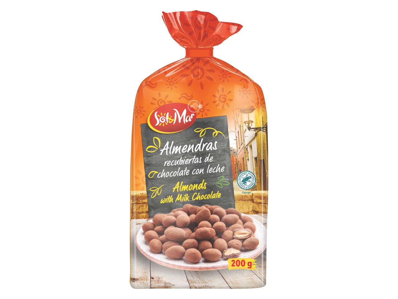 Go to full screen view: Almonds with Milk Chocolate - Image 1