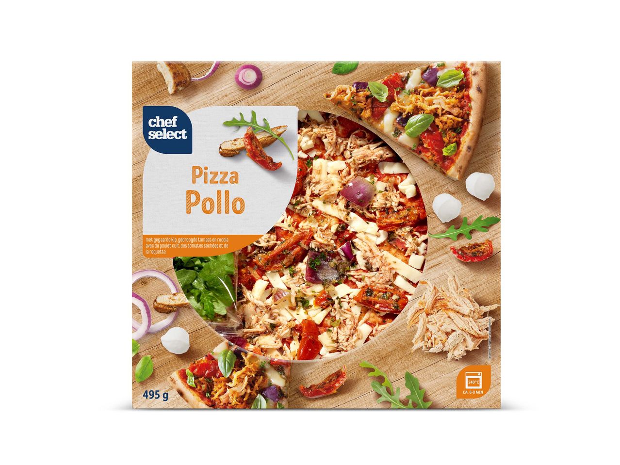 Ga naar volledige schermweergave: Verse pizza pollo - afbeelding 1