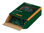 Open box of green wall plugs, 250 pack, 5.0 x 25mm, practical assortment.