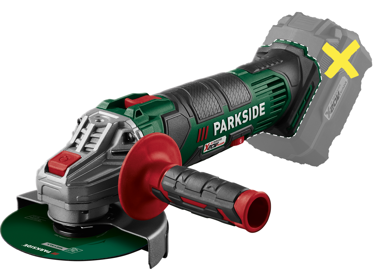 Parkside X20V Team nurklihvija akuga.