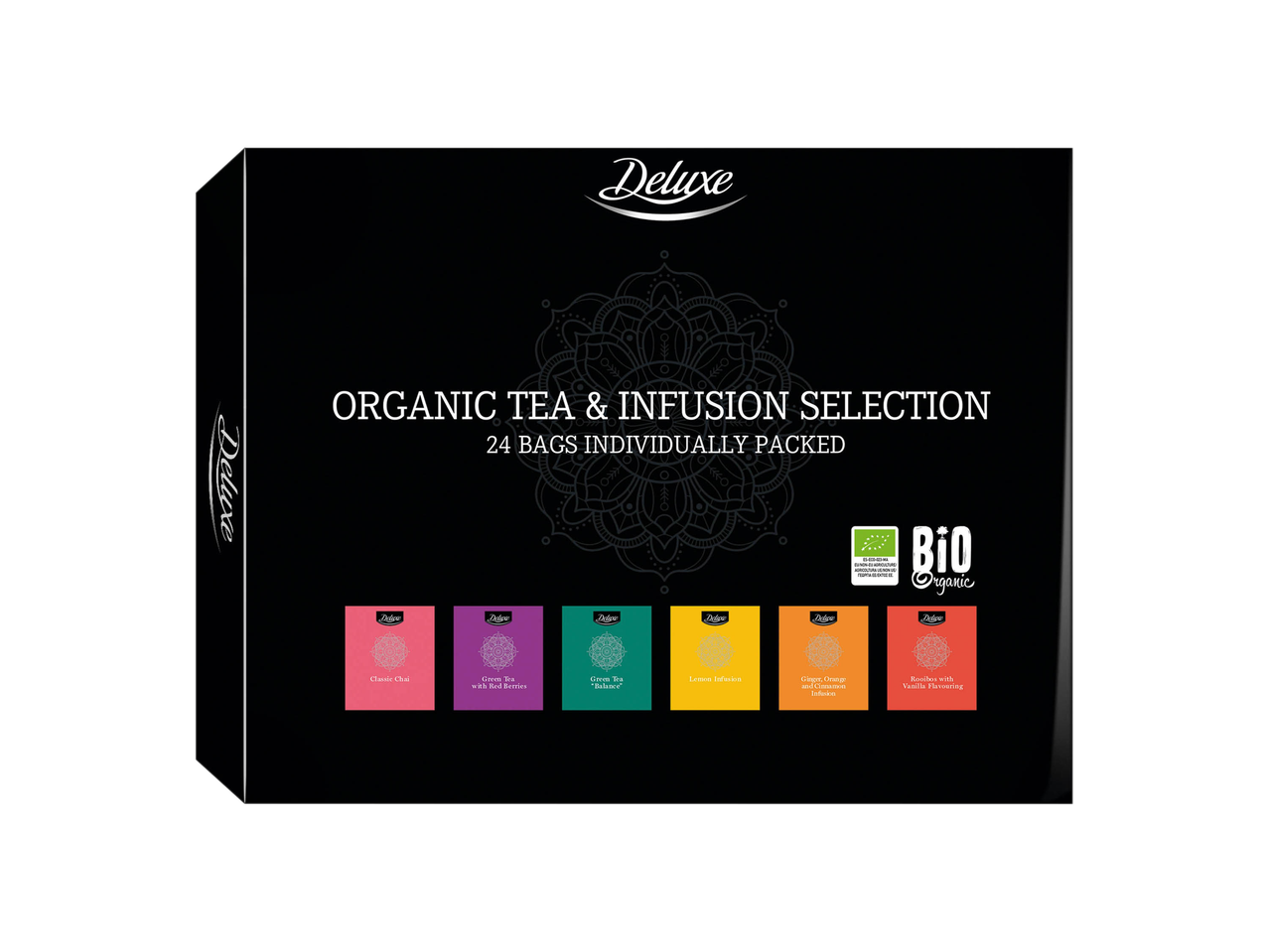 Selezione di tè ed infusi bio