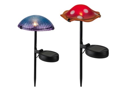Livarno Home LED-Solar-Leuchte Pilz