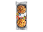 Chef Select Mini Focaccia Paprika, drie gebakken focaccia broodjes in een plastic verpakking.