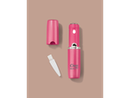 Cien BEAUTY Facial Hair Remover in pink with cap and cleaning brush.