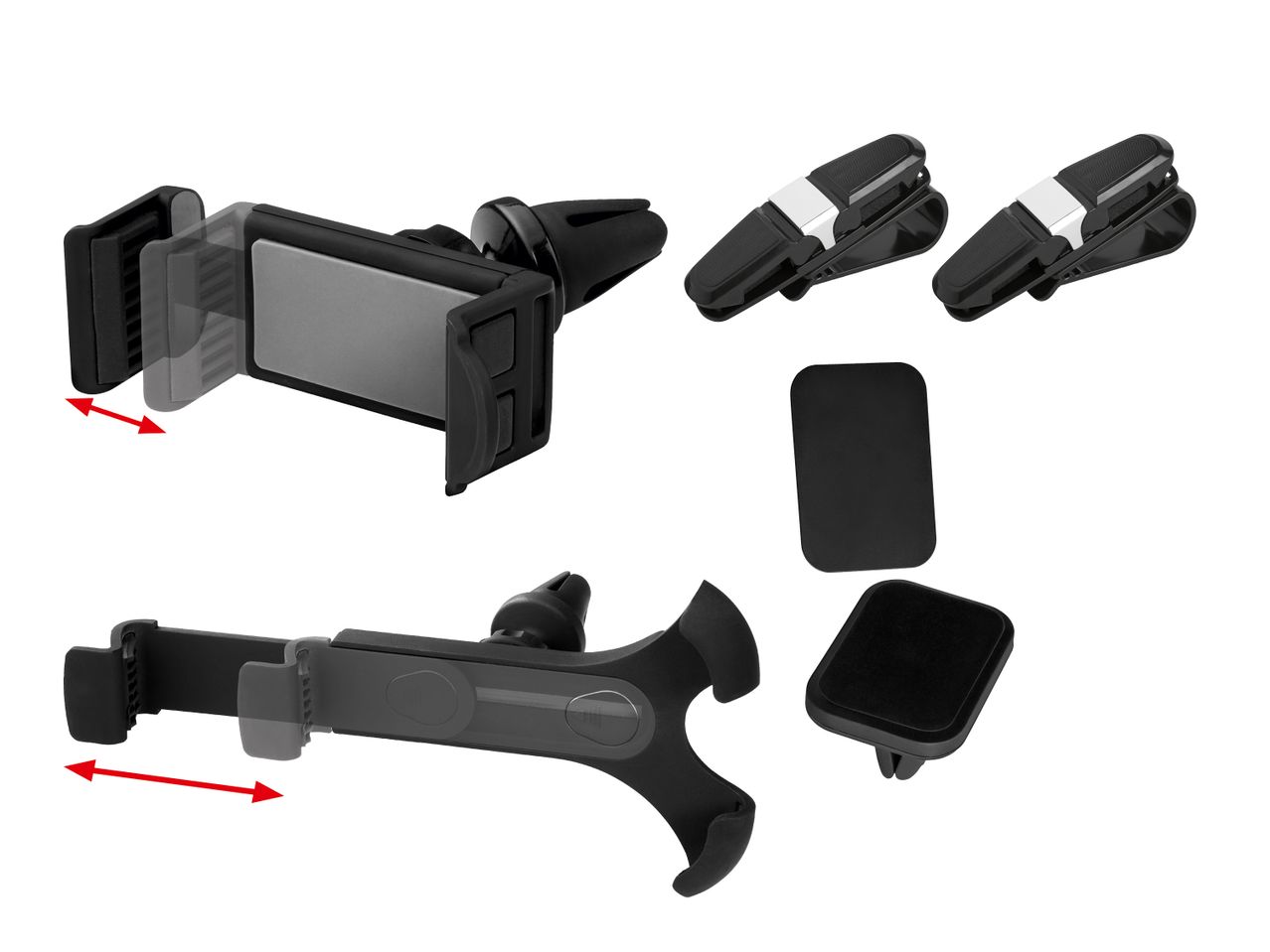 Kfz-Smartphone-Halter/-Sonnenblendenclip-Set
