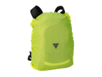 Capa de chuva verde limão para mochila.