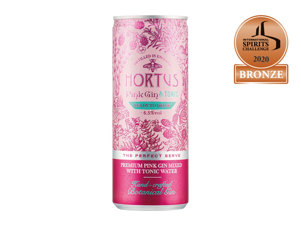 Go to full screen view: Hortus Pink Gin & Tonic - Image 1