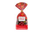 A bag of Maison Cailler chocolate, featuring a festive red design.