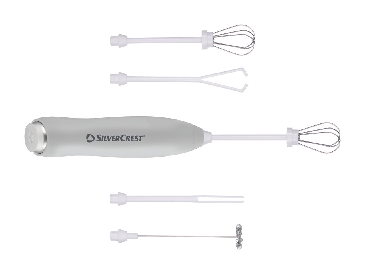 Mixeur plongeant SilverCrest avec accessoires.