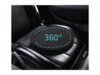 Black 360-degree swivel cushion on a car seat