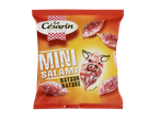Le Césarin Mini Salami Nature, sachet de collation avec illustration de cochon.