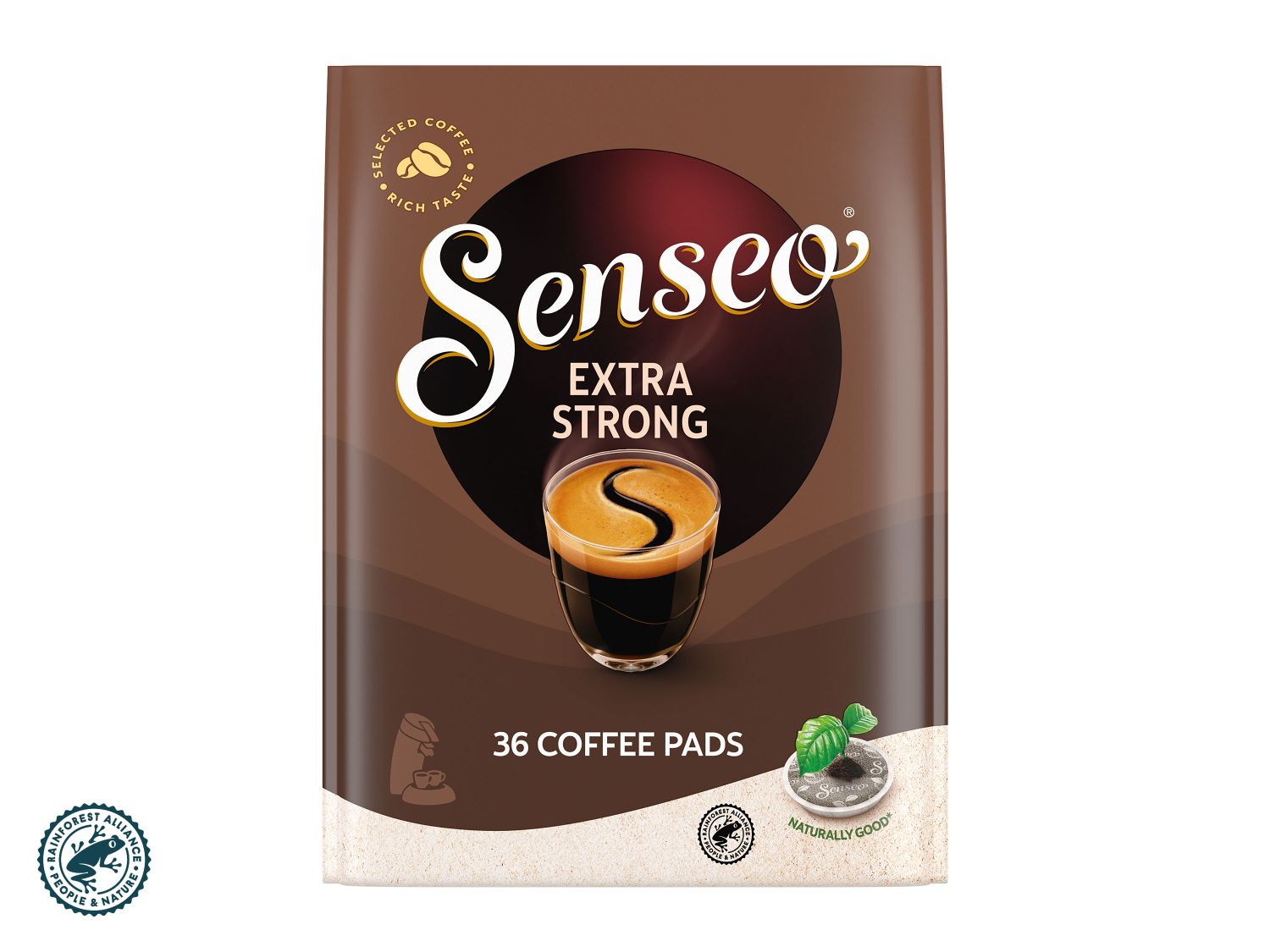 Koffiepads extra strong
