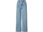 ESMARA naiste teksad, laiad sääred, helesinine denim