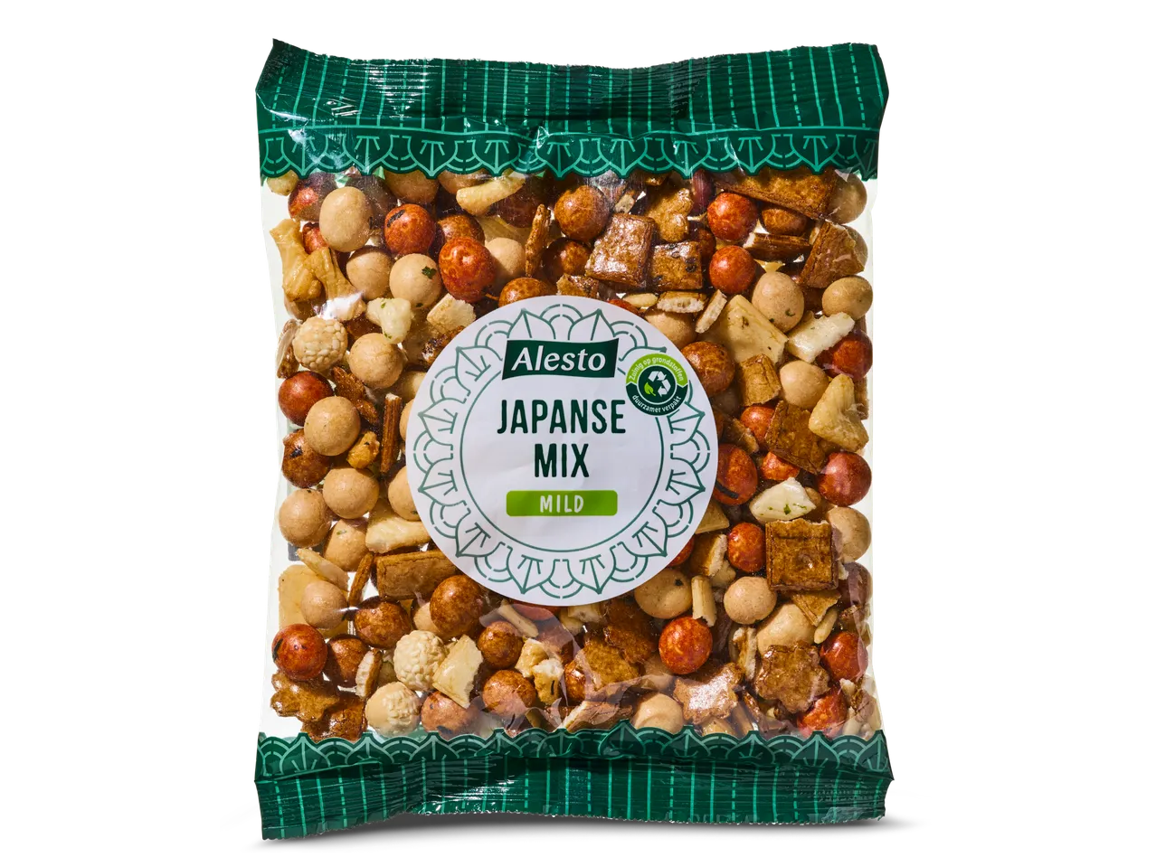 Alesto Japanse Mix: Milder mix van noten en crackers.