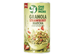 Epres-matchás granola fehér csokoládéval, 400 g-os kiszerelésben.