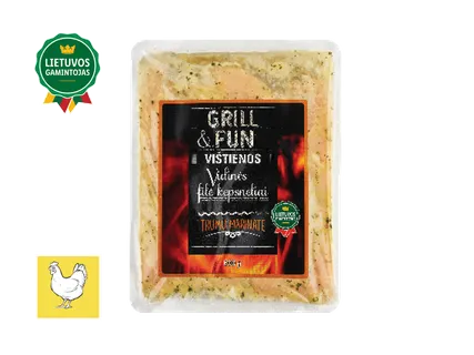 Vištienos vidinė filė trumų marinate