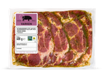 Gemarineerde varkens schouderfiletlapjes, 400g, Beter Leven.