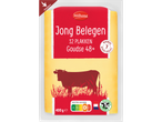 Milbona Gouda kaas, 12 plakken, 400g verpakking.