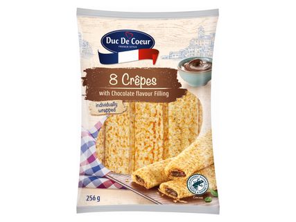 Palacsinta csokoládéízű töltelékkel*