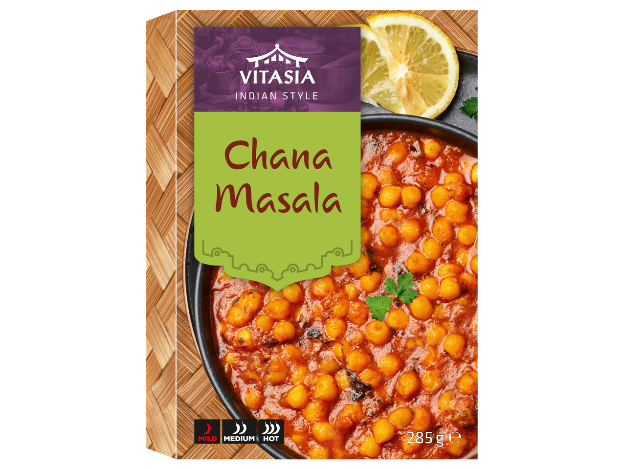 VitAsia Chana Masala: Indiaas gekruid kikkererwtengerecht.