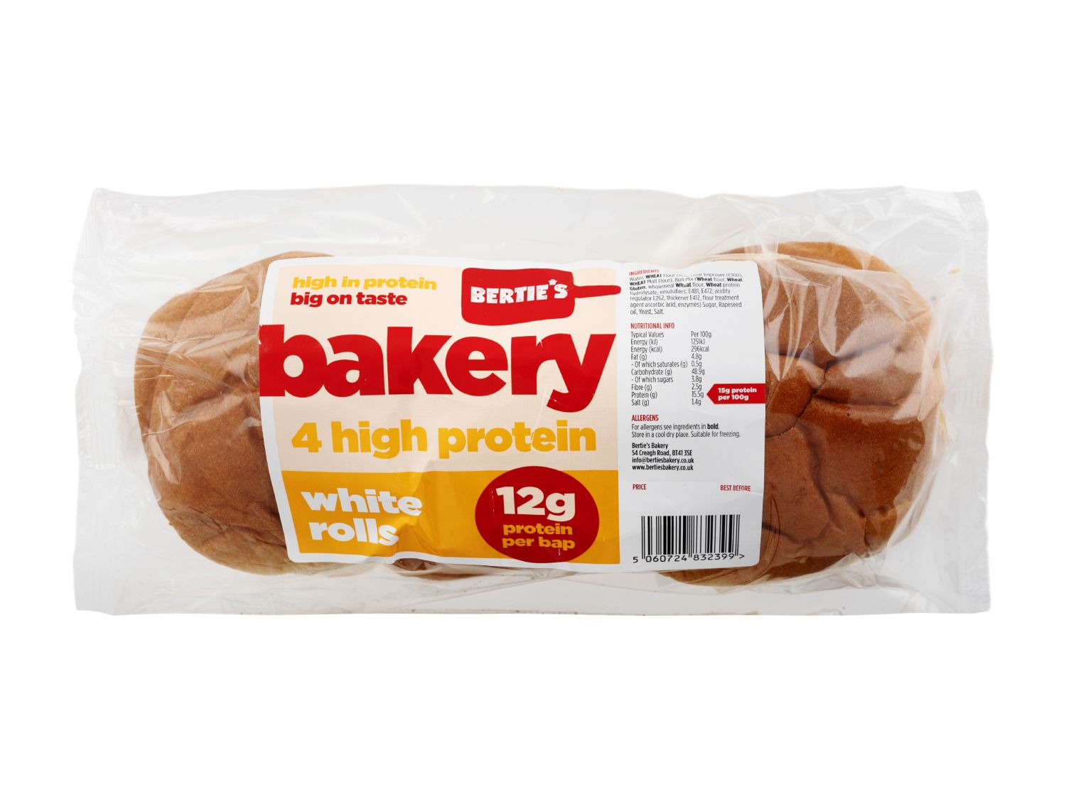 Bertie’s Protein Rolls - Lidl Northern Ireland