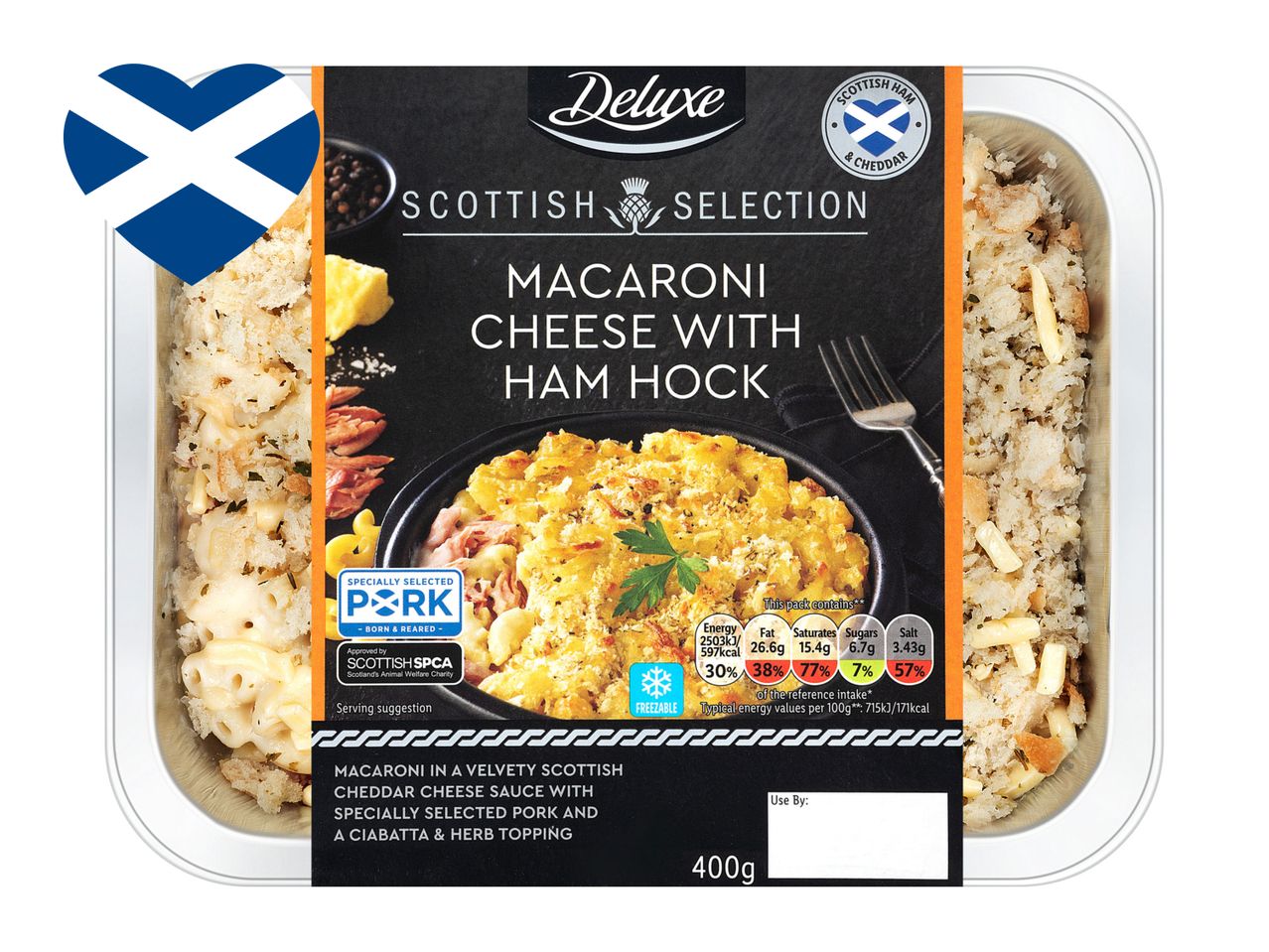 Deluxe Scottish Macaroni cheese with ham hock