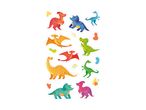 Farverige dinosaur klistermærker til børn.