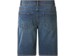 Short en jean bleu foncé pour homme, vue arrière avec poches