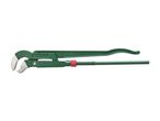 A green Parkside pipe wrench with a red adjustment ring.