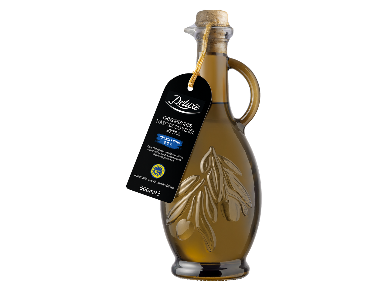 Deluxe griechisches natives Olivenöl extra, 500ml.