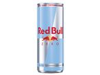 Κονσέρβα Red Bull Zero σε απαλό μπλε χρώμα.