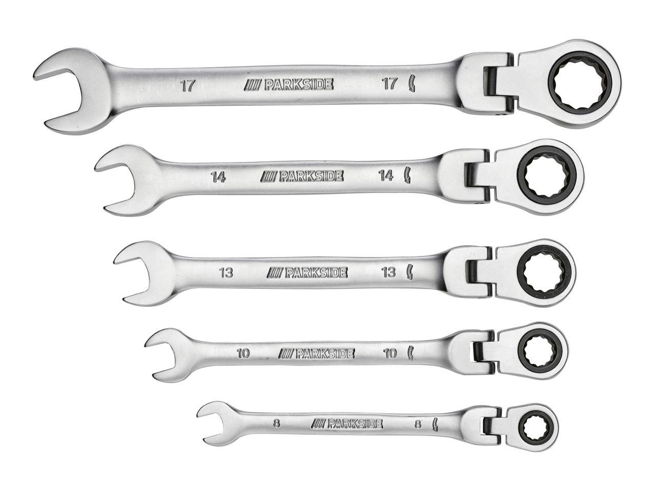 Parkside Hinged Ratchet - 5 Piece Set