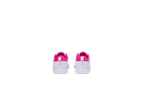 Tênis Crivit brancos com detalhes rosa.