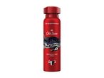 Κόκκινο σπρέι αποσμητικού Old Spice Night Panther με μαύρο πάνθηρα.
