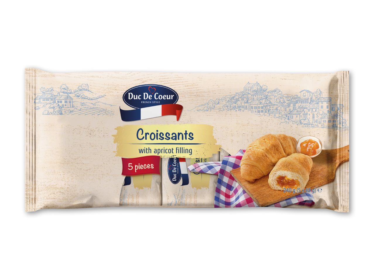 Croissanter med fyld