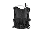 Ein schwarzer Crivit Laufrucksack mit integrierter Trinkblase.