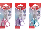 MAPED makaze u roze, ljubičastoj i plavoj boji, 13 cm, za 4+ godine, nerđajući čelik.