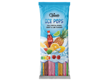 GELATELLI 12 ice pops