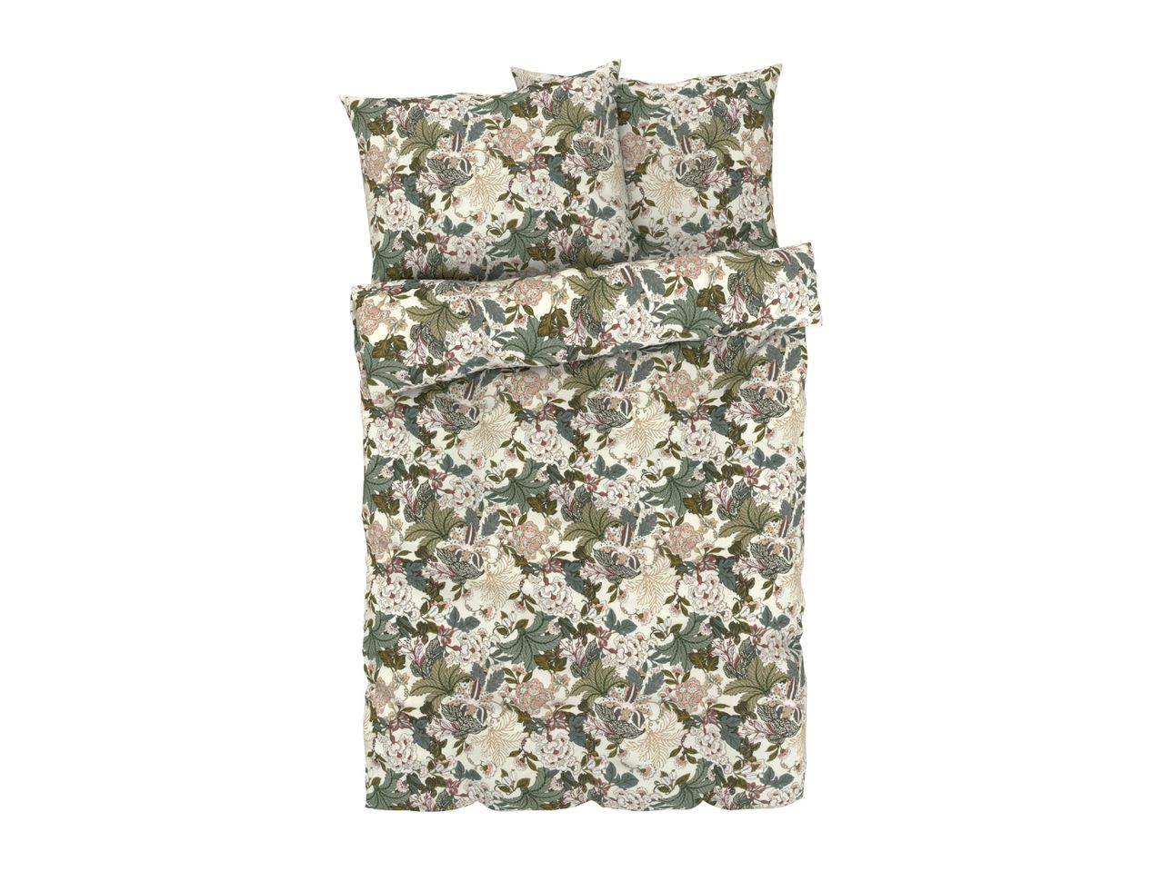 Floral bedding set.