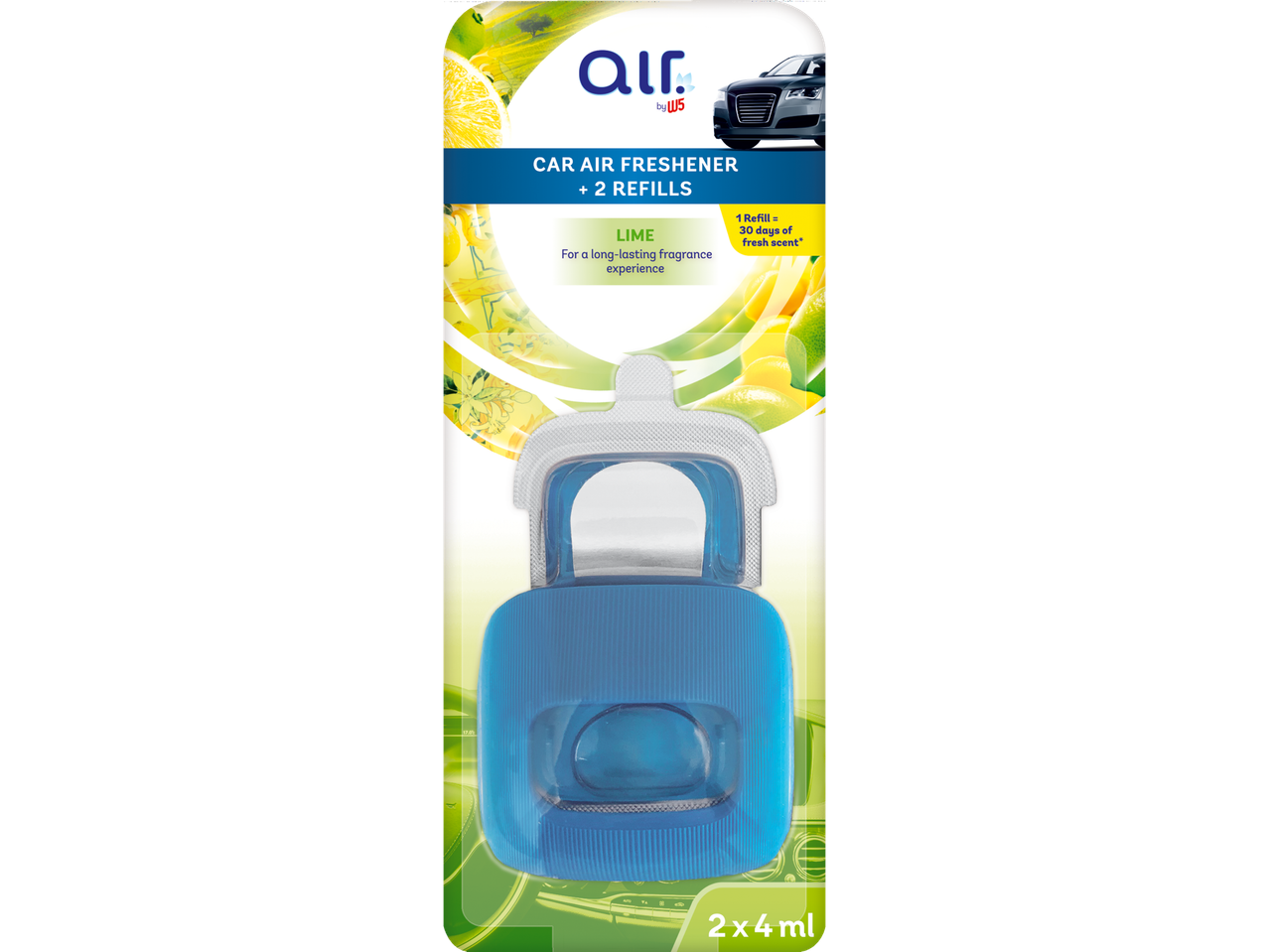 Ambientador para Automóvel com Recarga Extra