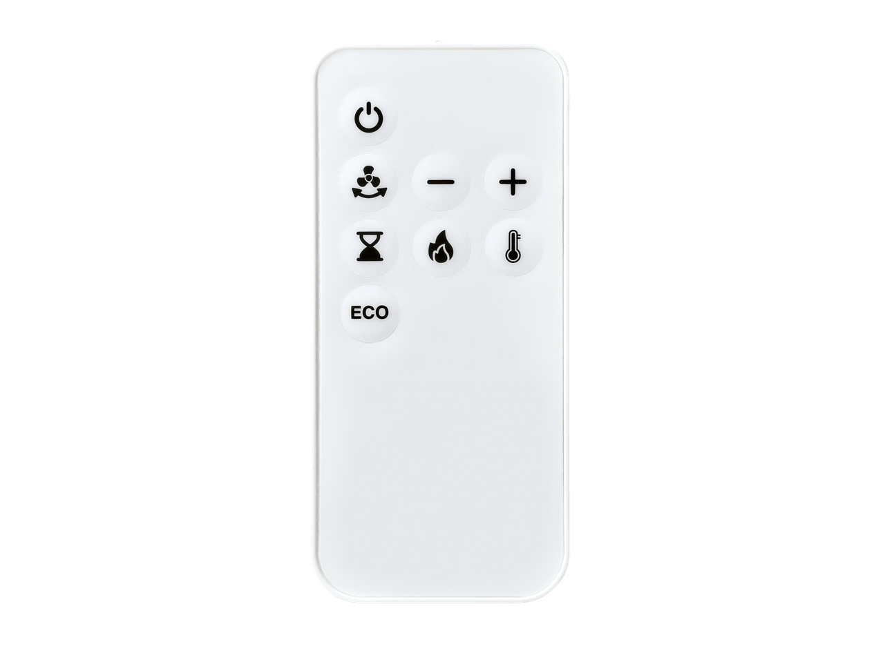 Télécommande blanche pour le chauffage mural en céramique Silvercrest®.