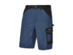 Parkside Arbeitshose, dunkelblaue kurze Hose mit schwarzen Einsätzen und mehreren Taschen.