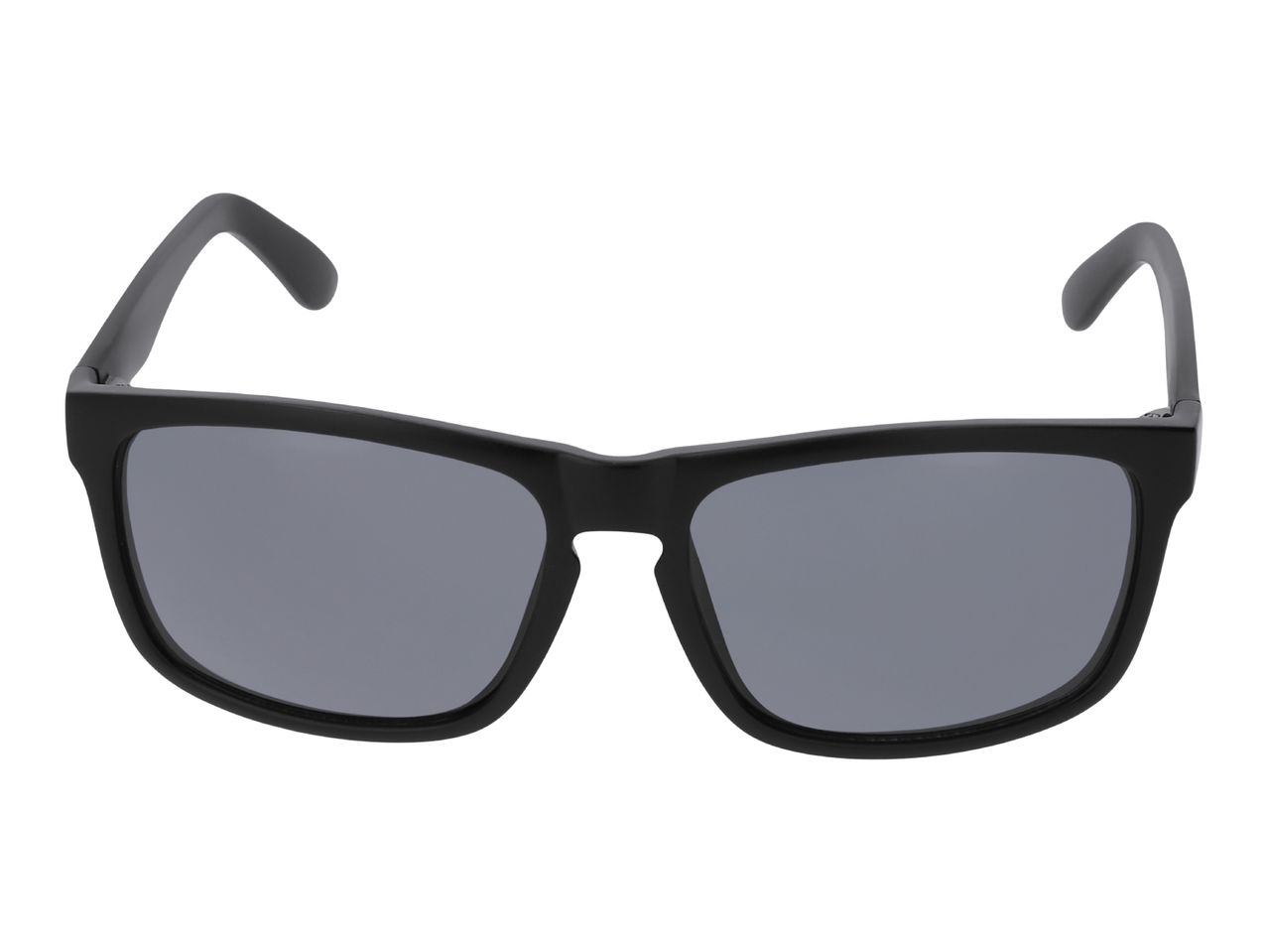 Black sunglasses with dark gray lenses