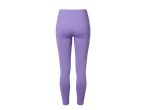 Purple women's sports leggings, back view