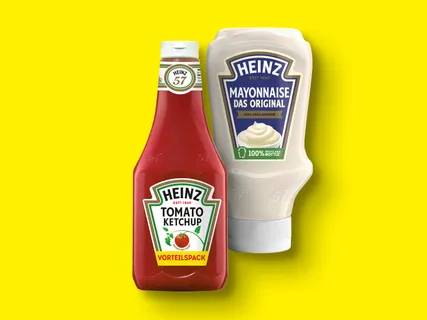 Heinz Tomatenketchup/Mayonnaise Das Original