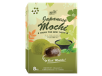 YUKI & LOVE Japanese Mochi box with matcha mochi, powder, and tea leaves.