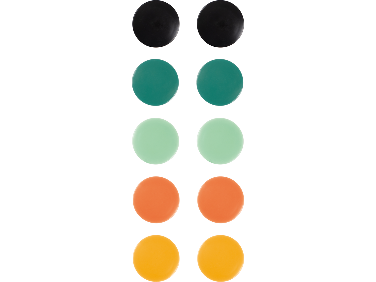Discuri colorate vii, perfecte pentru jocuri sau decor.