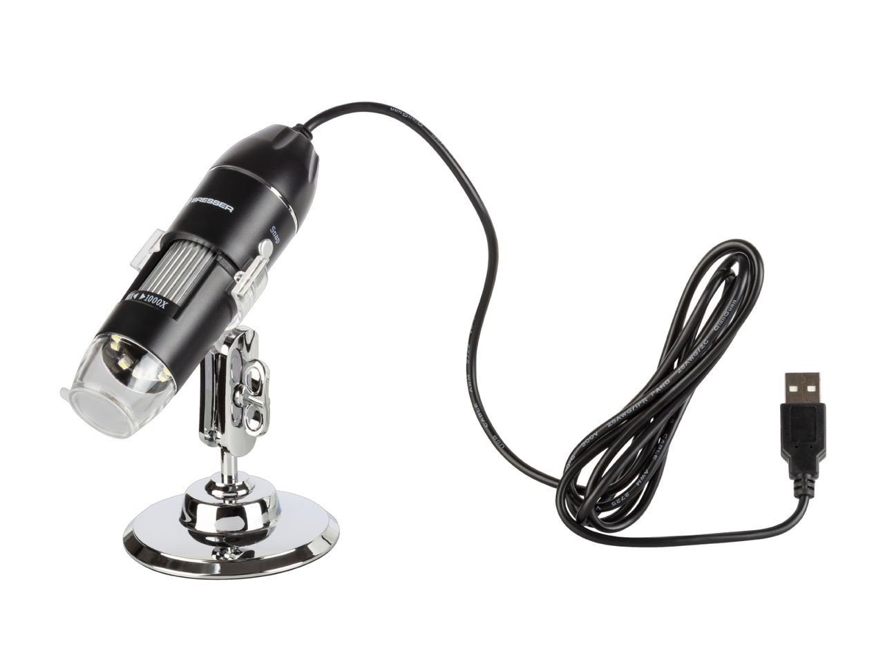 Bresser USB-Mikroskop mit Stativ.