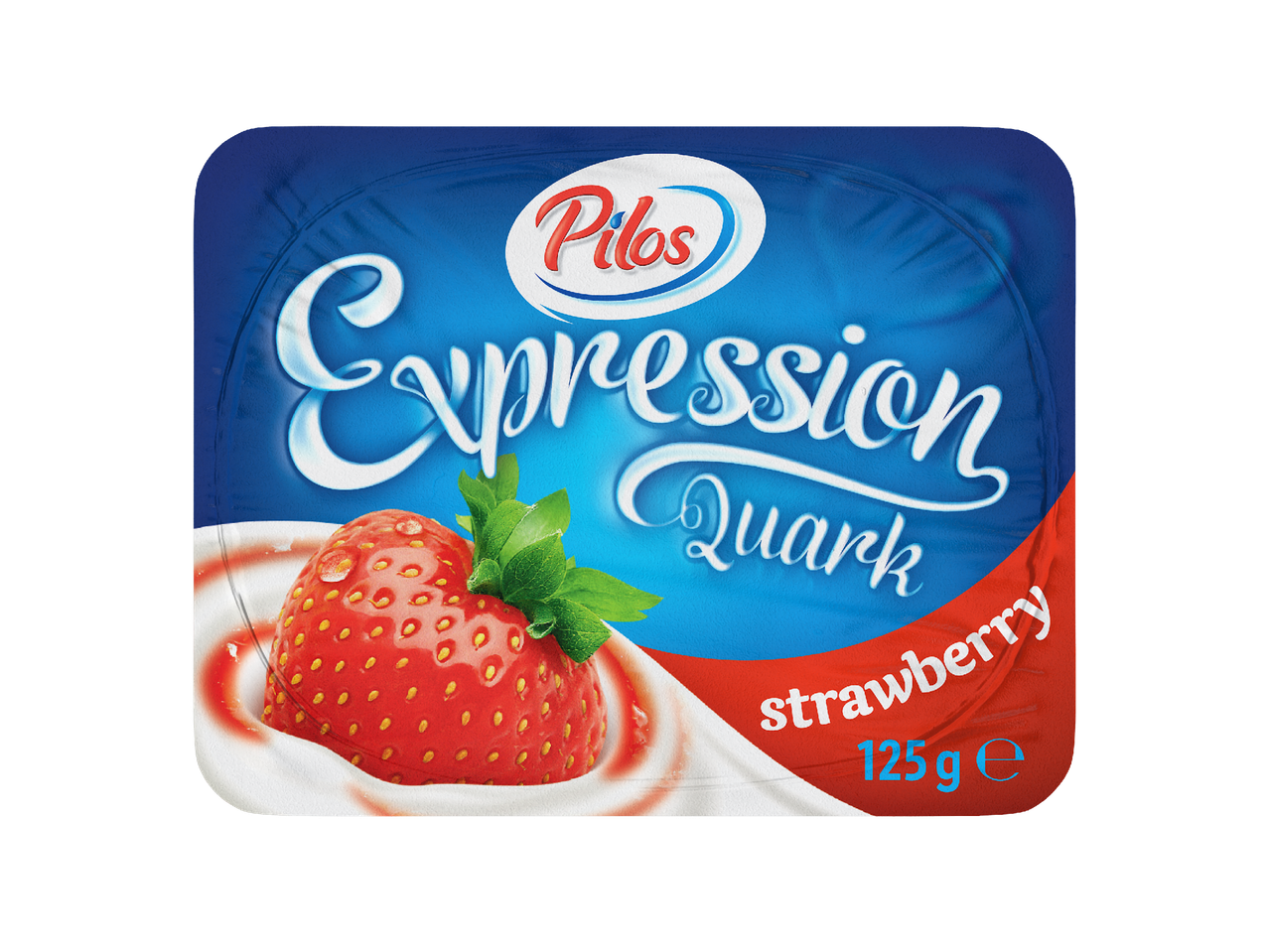 Ягодов кварк с надпис „Expression Quark“, 125g