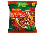 Vemondo: Chili vegano com arroz e feijão, pronto em 7-9 min.